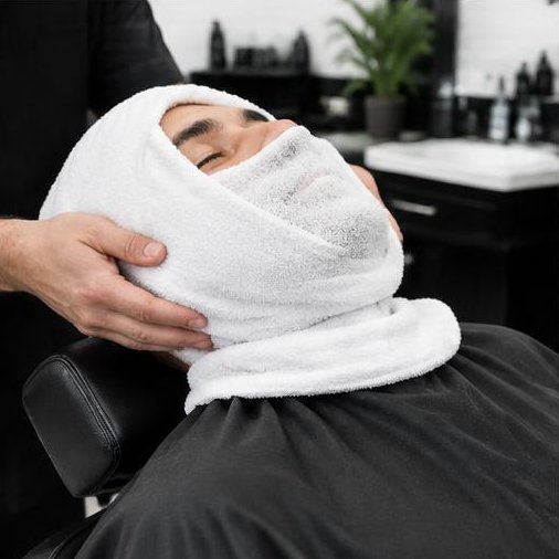 Hot towel shave